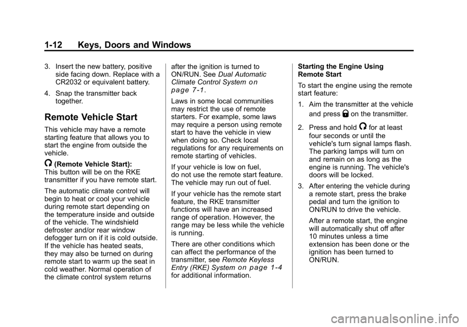 CADILLAC CTS 2010 2.G User Guide 