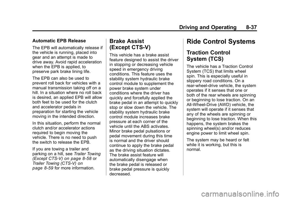 CADILLAC CTS 2010 2.G Owners Manual 