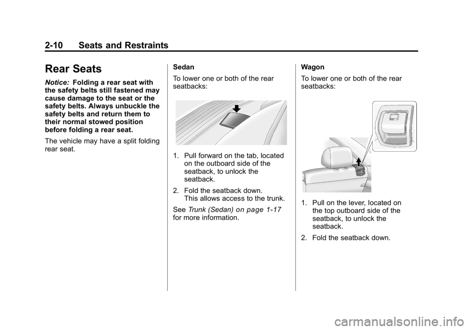 CADILLAC CTS 2010 2.G Service Manual 