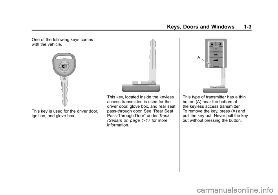 CADILLAC CTS 2010 2.G Owners Manual 