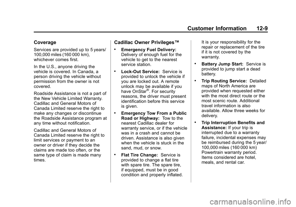 CADILLAC SRX 2010 2.G Owners Manual CADILLAC SRX 2010 2.G Owners Manual