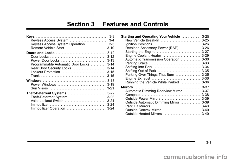 CADILLAC STS 2010 1.G Owners Manual CADILLAC STS 2010 1.G Owners Manual