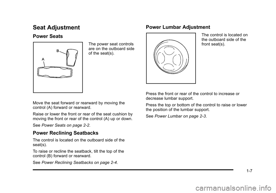 CADILLAC STS 2010 1.G User Guide 