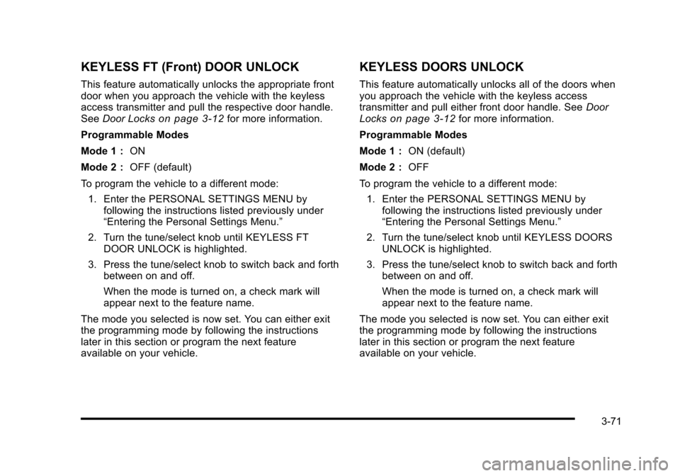 CADILLAC STS 2010 1.G Owners Manual CADILLAC STS 2010 1.G Owners Manual