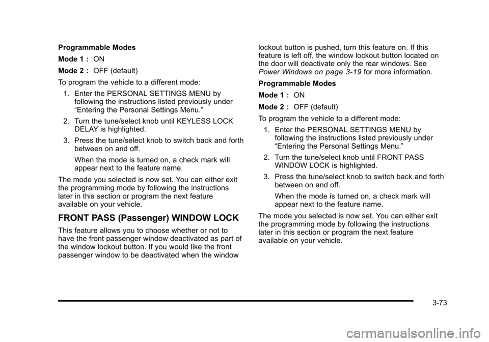 CADILLAC STS 2010 1.G Owners Manual CADILLAC STS 2010 1.G Owners Manual