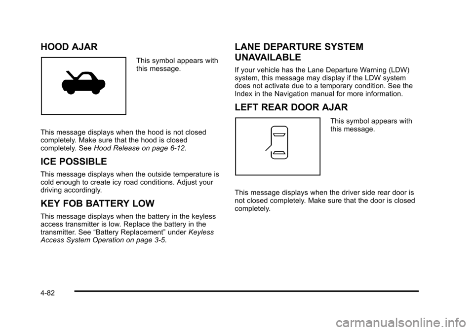 CADILLAC STS 2010 1.G Owners Manual 