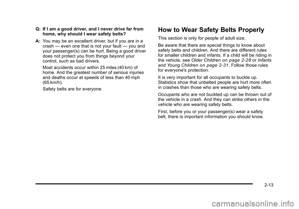 CADILLAC STS 2010 1.G Service Manual 