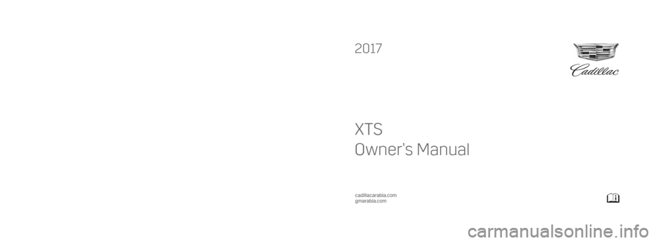 CADILLAC XTS 2017 1.G Owners Manual 