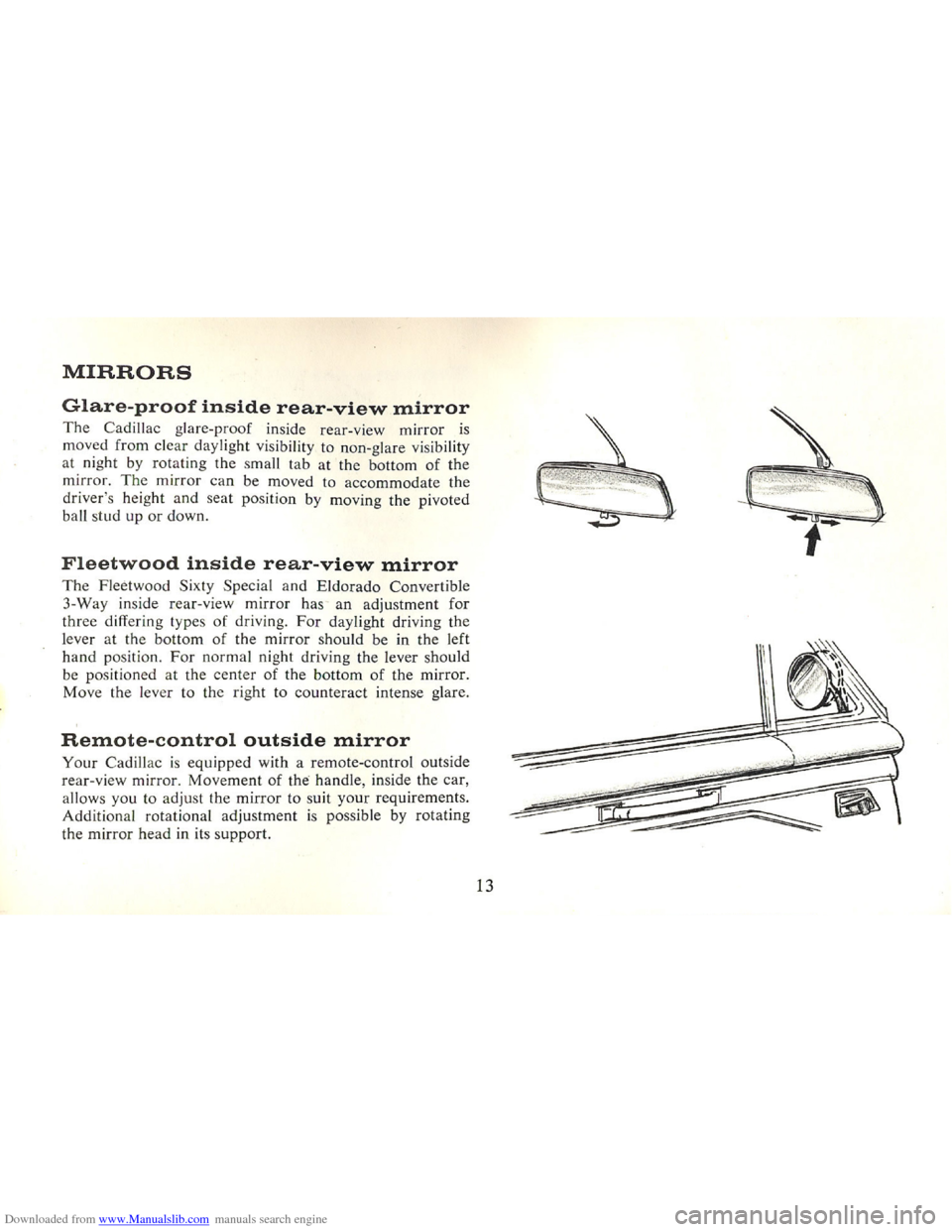 CADILLAC FLEETWOOD 75 1965 1.G User Guide Downloaded from www.Manualslib.com manuals search engine CADILLAC FLEETWOOD 75 1965 1.G User Guide Downloaded from www.Manualslib.com manuals search engine