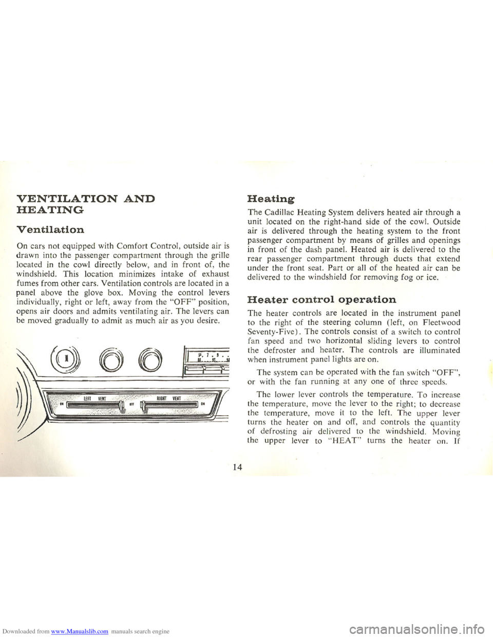 CADILLAC FLEETWOOD 75 1965 1.G User Guide Downloaded from www.Manualslib.com manuals search engine CADILLAC FLEETWOOD 75 1965 1.G User Guide Downloaded from www.Manualslib.com manuals search engine