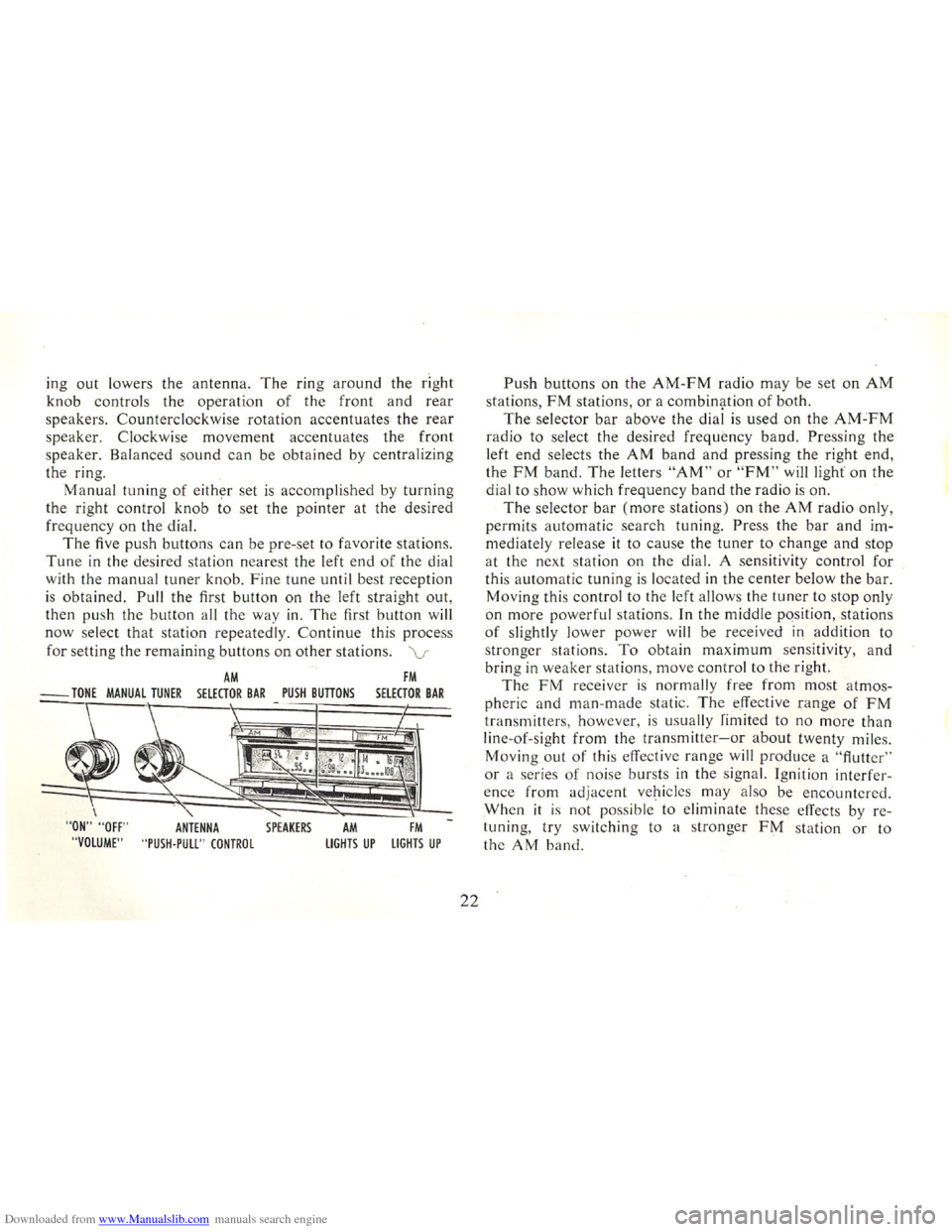 CADILLAC FLEETWOOD 75 1965 1.G Owners Manual Downloaded from www.Manualslib.com manuals search engine   