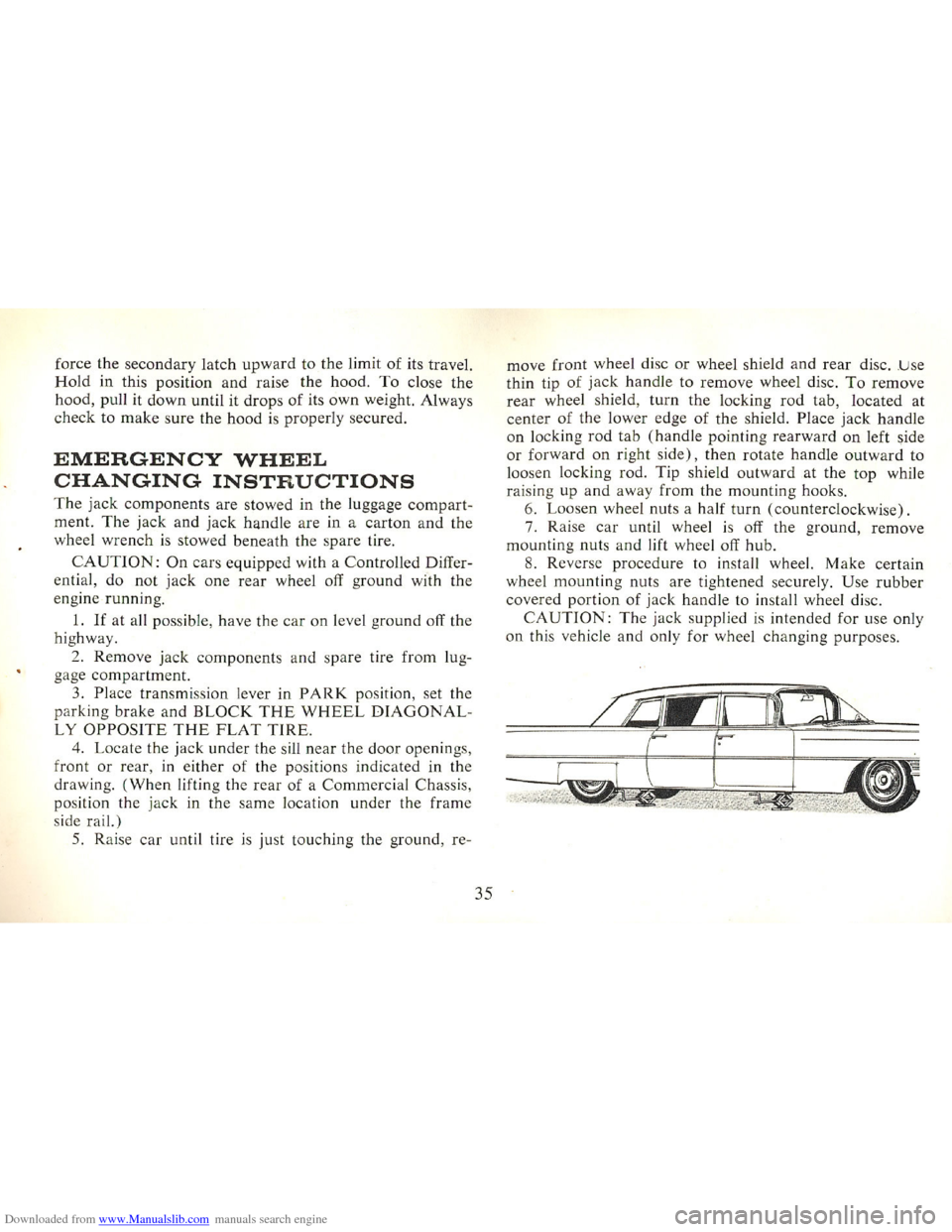 CADILLAC FLEETWOOD 75 1965 1.G Owners Guide Downloaded from www.Manualslib.com manuals search engine   