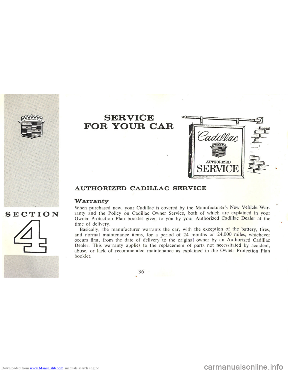 CADILLAC FLEETWOOD 75 1965 1.G Owners Guide Downloaded from www.Manualslib.com manuals search engine   
