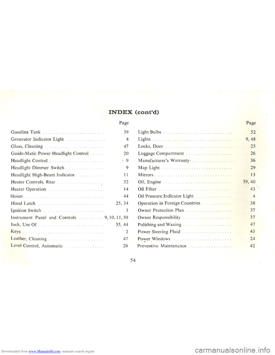 CADILLAC FLEETWOOD 75 1965 1.G Workshop Manual Downloaded from www.Manualslib.com manuals search engine   
