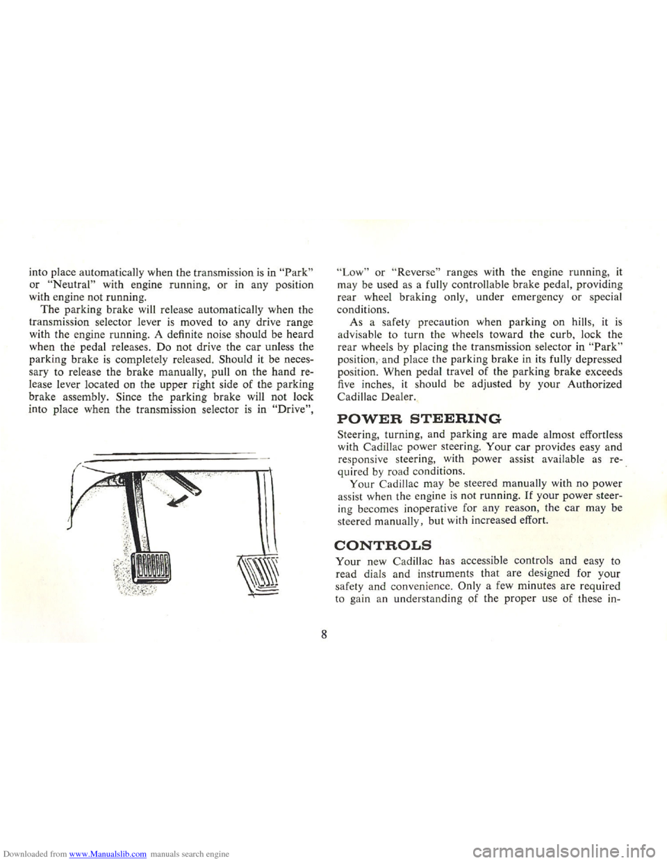 CADILLAC FLEETWOOD 75 1965 1.G Owners Manual Downloaded from www.Manualslib.com manuals search engine   