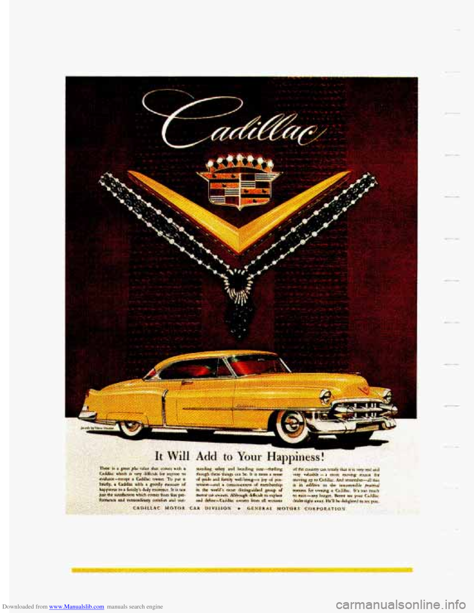 CADILLAC DEVILLE 1993 7.G Owners Manual Downloaded from www.Manualslib.com manuals search engine CADILLAC DEVILLE 1993 7.G Owners Manual Downloaded from www.Manualslib.com manuals search engine