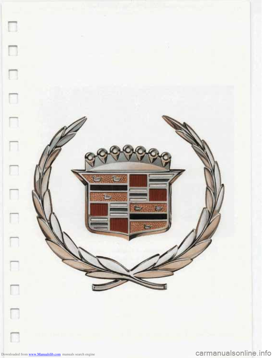 CADILLAC FLEETWOOD 1993 2.G Owners Manual Downloaded from www.Manualslib.com manuals search engine c,. - ,
-;. CADILLAC FLEETWOOD 1993 2.G Owners Manual Downloaded from www.Manualslib.com manuals search engine c,. - ,
-;.