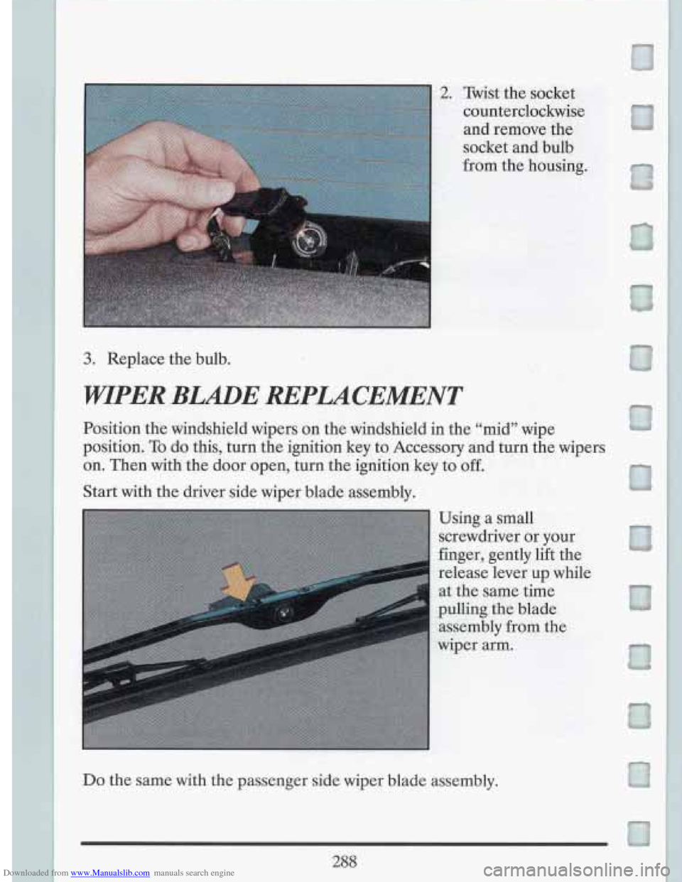 CADILLAC FLEETWOOD 1993 2.G Owners Manual Downloaded from www.Manualslib.com manuals search engine CADILLAC FLEETWOOD 1993 2.G Owners Manual Downloaded from www.Manualslib.com manuals search engine
