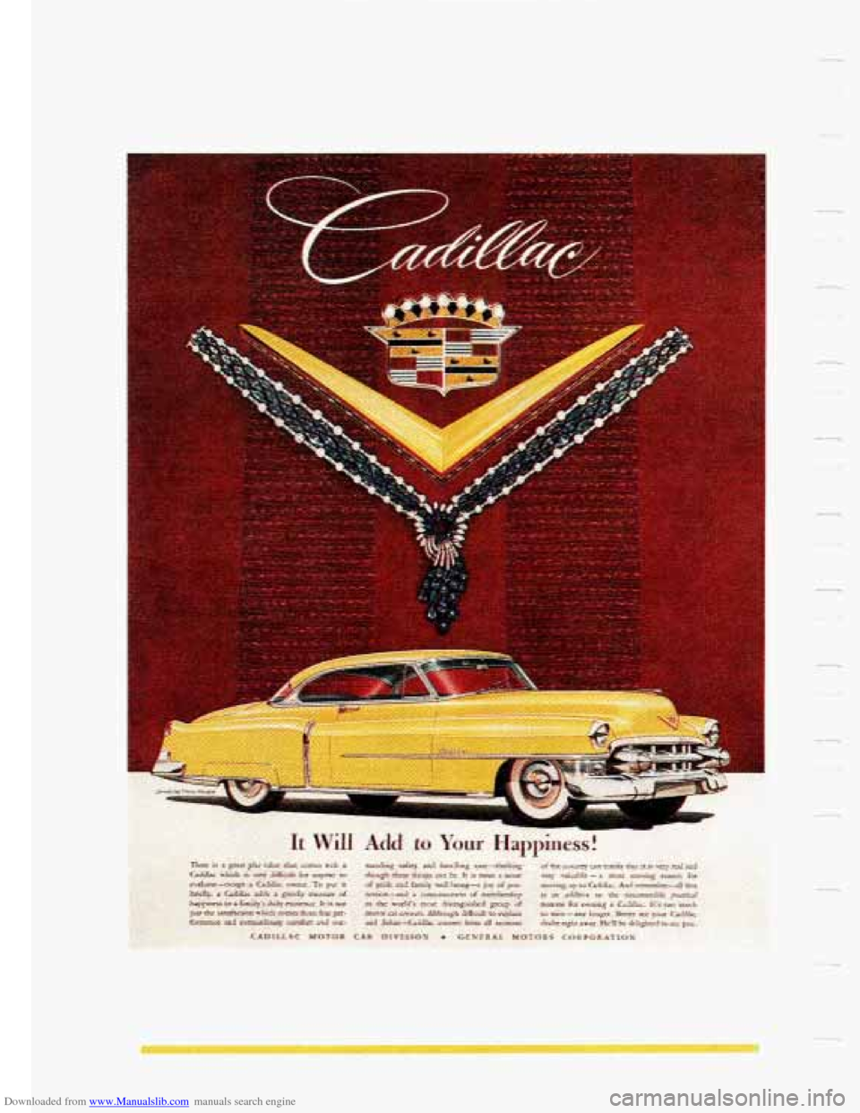 CADILLAC FLEETWOOD 1993 2.G Owners Manual Downloaded from www.Manualslib.com manuals search engine i CADILLAC FLEETWOOD 1993 2.G Owners Manual Downloaded from www.Manualslib.com manuals search engine i