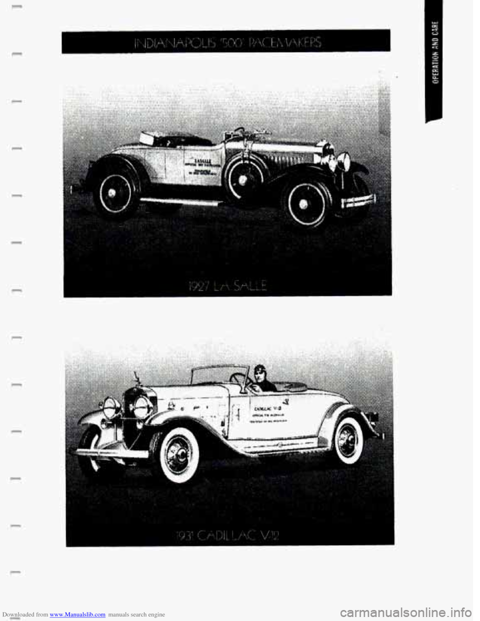 CADILLAC SEVILLE 1993 4.G User Guide Downloaded from www.Manualslib.com manuals search engine F 
6 
P 
4 
c   