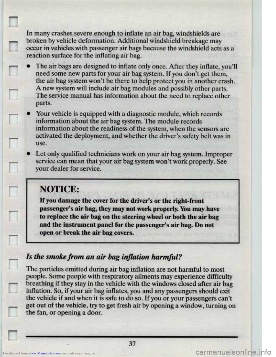 CADILLAC ELDORADO 1994 10.G Service Manual Downloaded from www.Manualslib.com manuals search engine   