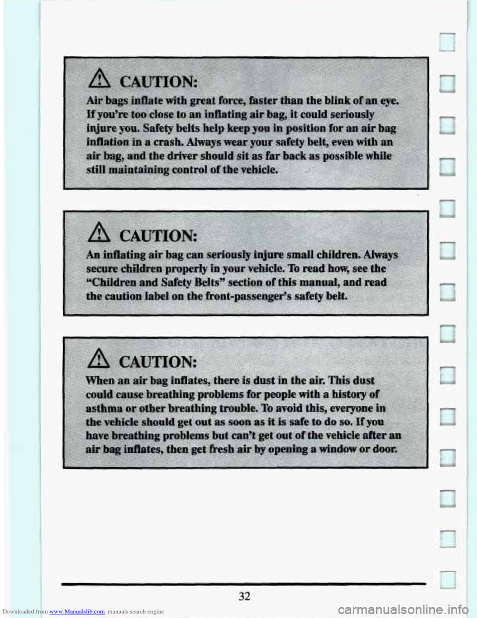 CADILLAC SEVILLE 1994 4.G Service Manual Downloaded from www.Manualslib.com manuals search engine c 
R 
f 
PI   