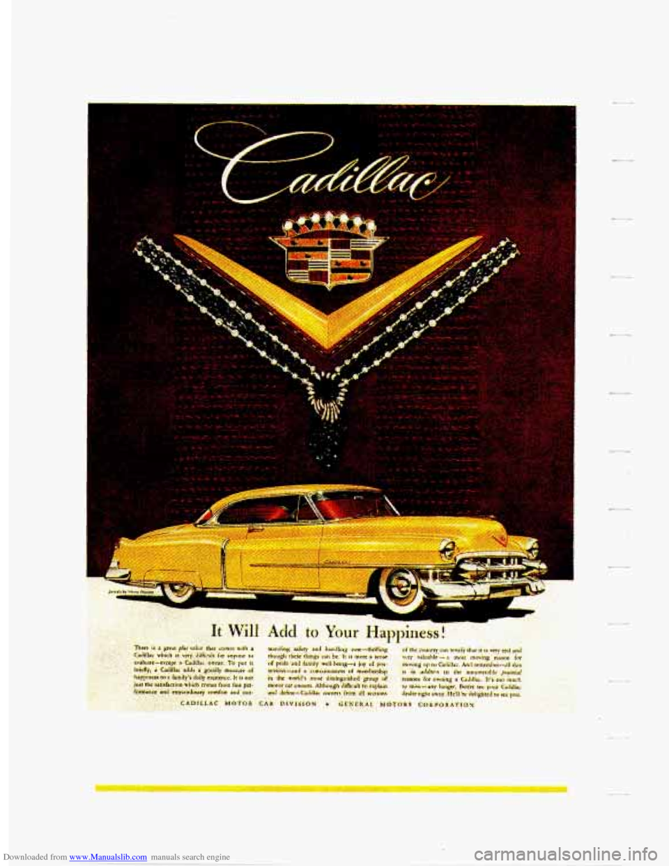 CADILLAC SEVILLE 1994 4.G Owners Manual Downloaded from www.Manualslib.com manuals search engine 1c VVll   