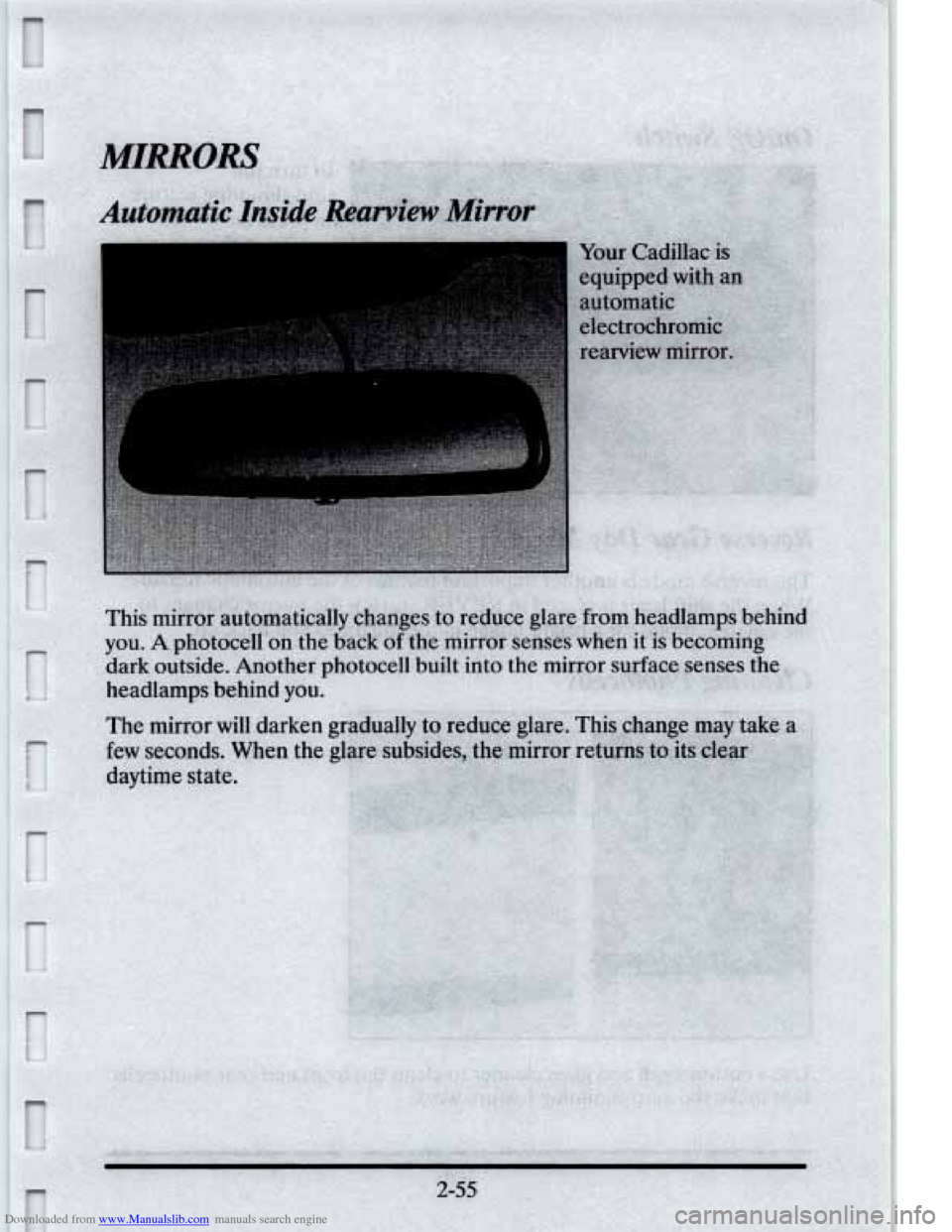 CADILLAC ELDORADO 1995 10.G Owners Manual Downloaded from www.Manualslib.com manuals search engine CADILLAC ELDORADO 1995 10.G Owners Manual Downloaded from www.Manualslib.com manuals search engine