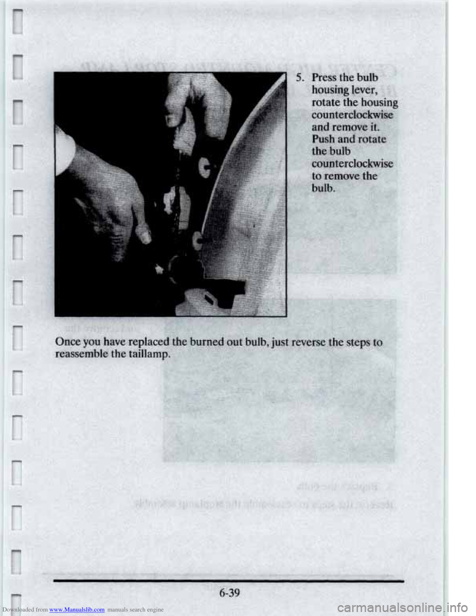 CADILLAC ELDORADO 1995 10.G Owners Manual Downloaded from www.Manualslib.com manuals search engine e   