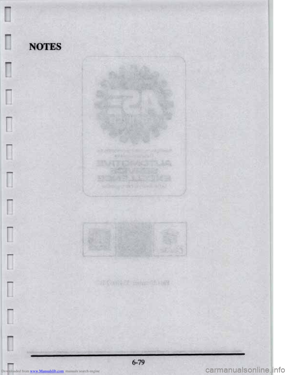 CADILLAC ELDORADO 1995 10.G Owners Manual Downloaded from www.Manualslib.com manuals search engine   