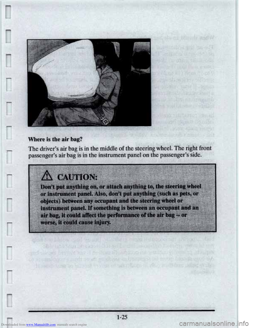 CADILLAC ELDORADO 1995 10.G Service Manual Downloaded from www.Manualslib.com manuals search engine   