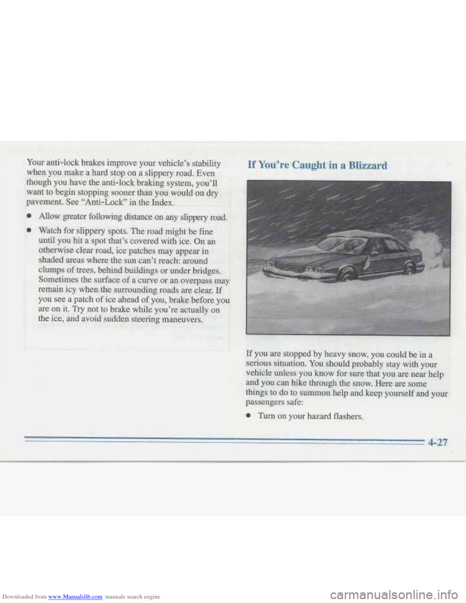 CADILLAC FLEETWOOD 1995 2.G Owners Manual Downloaded from www.Manualslib.com manuals search engine CADILLAC FLEETWOOD 1995 2.G Owners Manual Downloaded from www.Manualslib.com manuals search engine