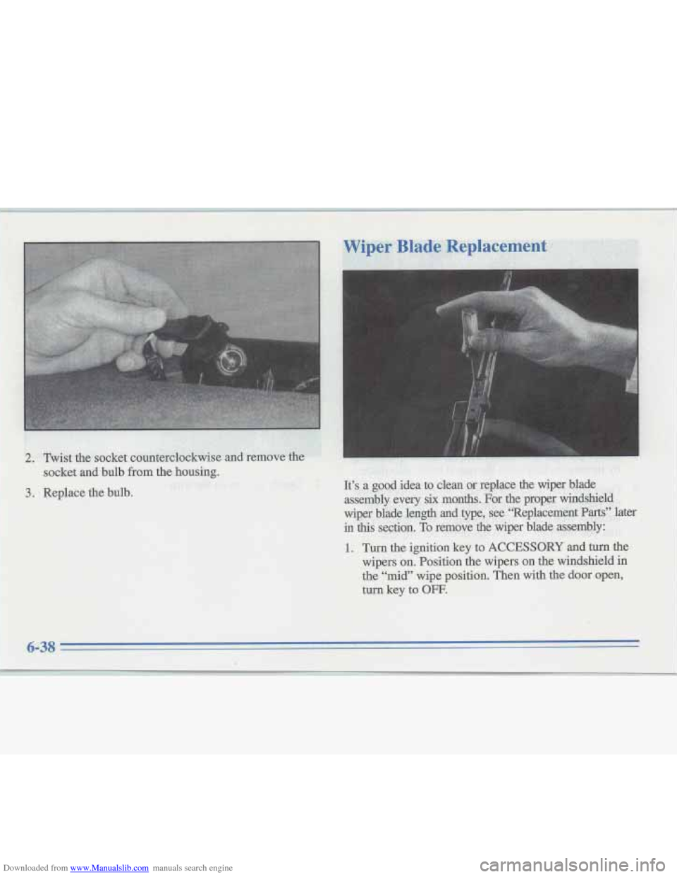 CADILLAC FLEETWOOD 1995 2.G Owners Manual Downloaded from www.Manualslib.com manuals search engine   