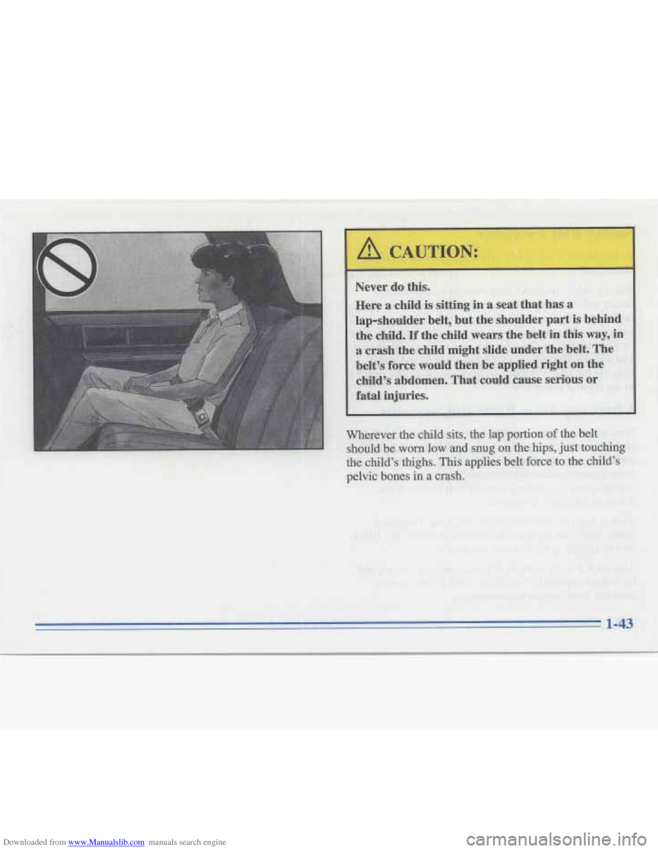 CADILLAC FLEETWOOD 1995 2.G Workshop Manual Downloaded from www.Manualslib.com manuals search engine   