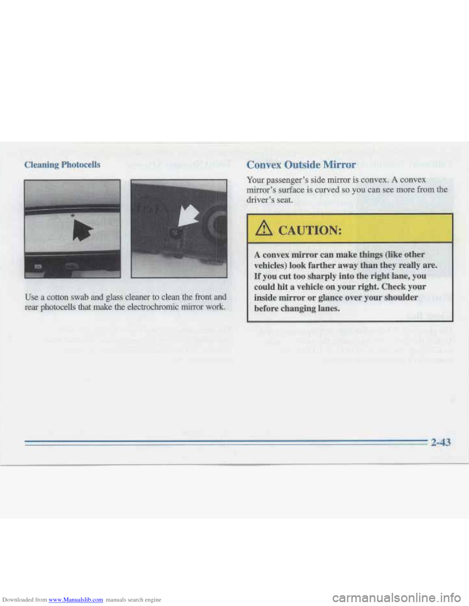 CADILLAC FLEETWOOD 1996 2.G Owners Manual Downloaded from www.Manualslib.com manuals search engine .. . , CADILLAC FLEETWOOD 1996 2.G Owners Manual Downloaded from www.Manualslib.com manuals search engine .. . ,