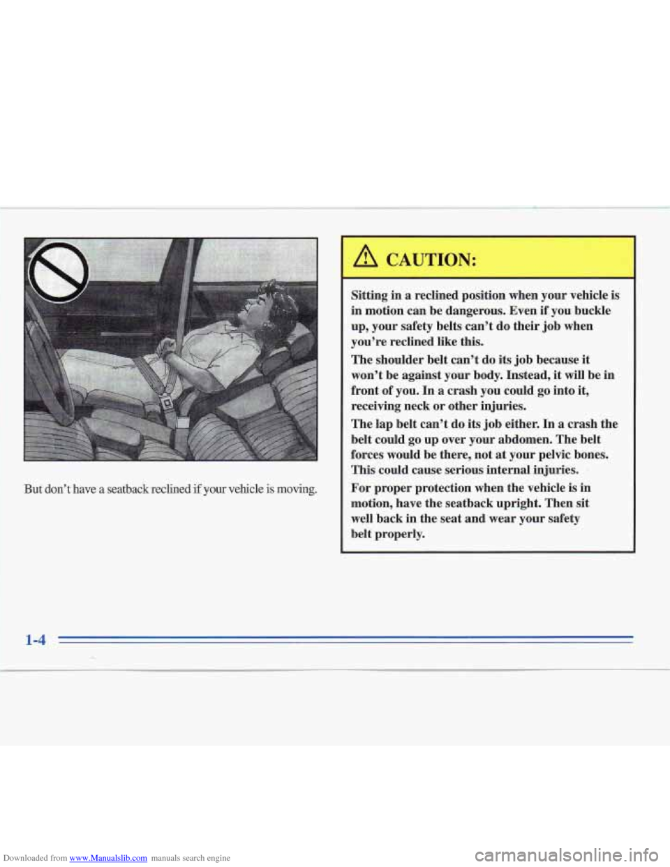 CADILLAC FLEETWOOD 1996 2.G Owners Manual CADILLAC FLEETWOOD 1996 2.G Owners Manual, Page 19