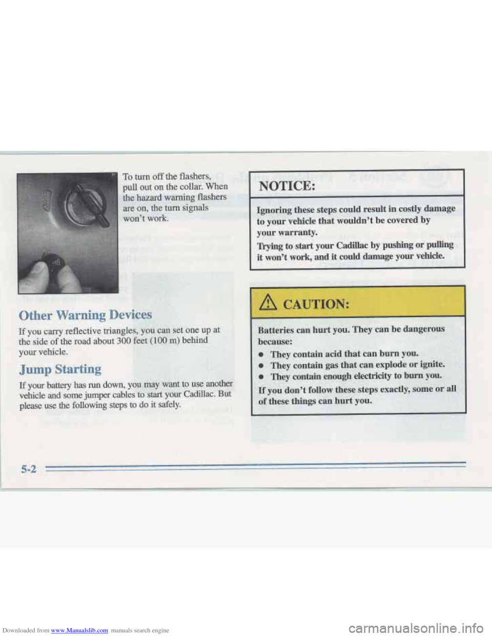 CADILLAC FLEETWOOD 1996 2.G Owners Manual Downloaded from www.Manualslib.com manuals search engine CADILLAC FLEETWOOD 1996 2.G Owners Manual Downloaded from www.Manualslib.com manuals search engine