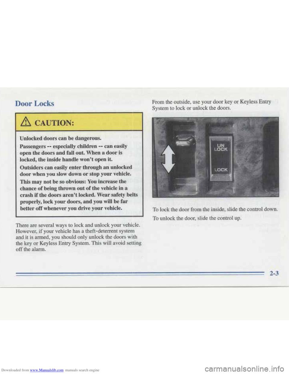 CADILLAC FLEETWOOD 1996 2.G Repair Manual Downloaded from www.Manualslib.com manuals search engine   