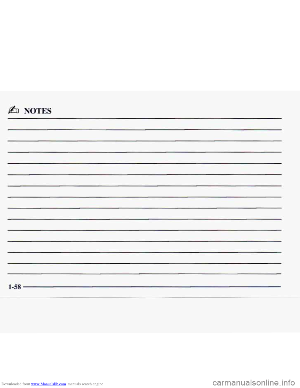 CADILLAC CATERA 1998 1.G Manual PDF Downloaded from www.Manualslib.com manuals search engine @b NOTES CADILLAC CATERA 1998 1.G Manual PDF Downloaded from www.Manualslib.com manuals search engine @b NOTES