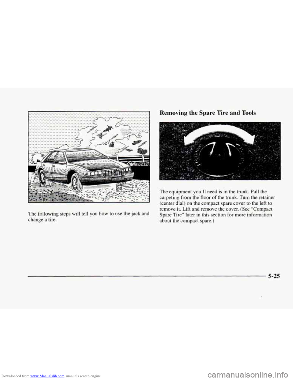 CADILLAC ELDORADO 1998 10.G Owners Manual Downloaded from www.Manualslib.com manuals search engine ........................................................................\
........ ............................................................