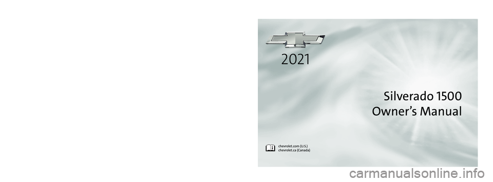 CHEVROLET SILVERADO 1500 2021  Owners Manual 