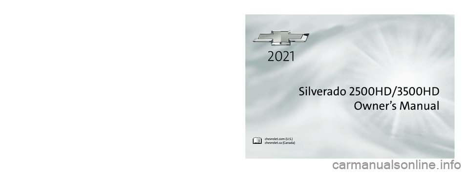 CHEVROLET SILVERADO 2500HD 2021  Owners Manual 