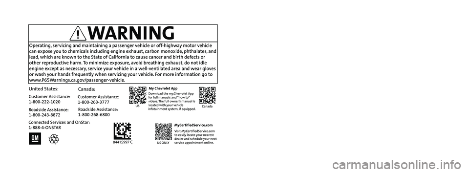CHEVROLET TRAVERSE 2021  Owners Manual C
M
Y
CM
MY
CY
CMY
K
21_CHEV_Traverse_COV_en_US_84415997B_2021APR1.pdf   1   4/1/2021   8:34:\
24 AM                                                                  