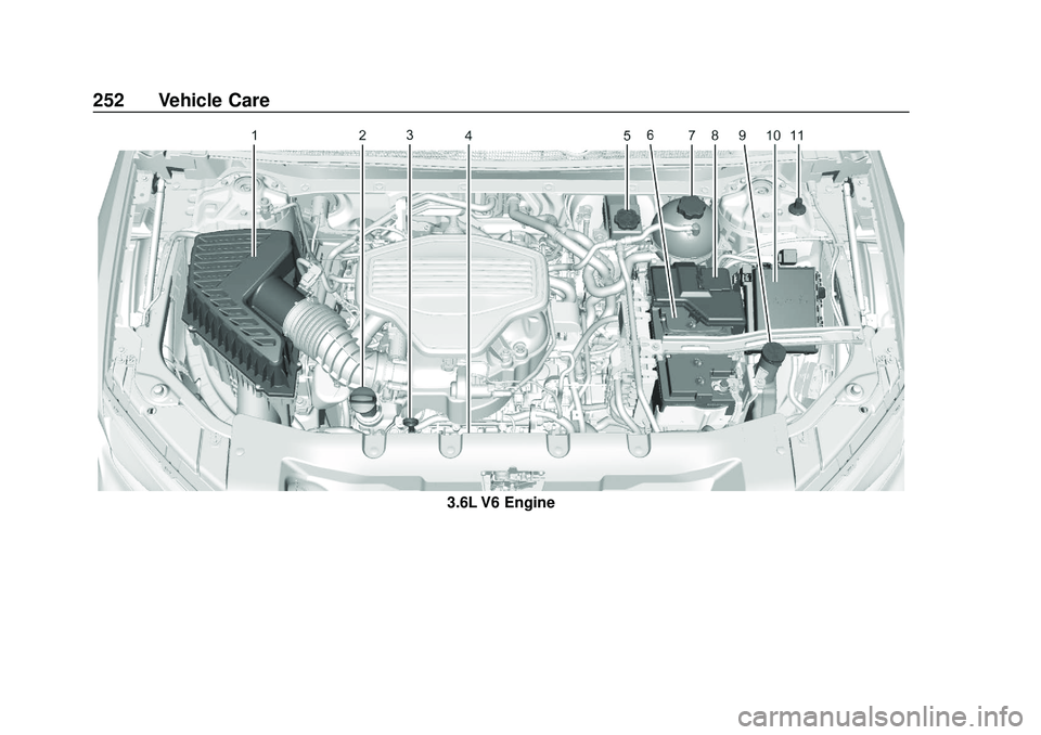 CHEVROLET BLAZER 2020 Owners Manual Chevrolet Blazer Owner Manual (GMNA-Localizing-U.S./Canada/Mexico-
13557845) - 2020 - CRC - 3/24/20
252 Vehicle Care
3.6L V6 Engine CHEVROLET BLAZER 2020 Owners Manual Chevrolet Blazer Owner Manual (GMNA-Localizing-U.S./Canada/Mexico-
13557845) - 2020 - CRC - 3/24/20
252 Vehicle Care
3.6L V6 Engine
