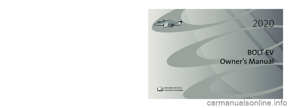 CHEVROLET BOLT EV 2020  Owners Manual 
