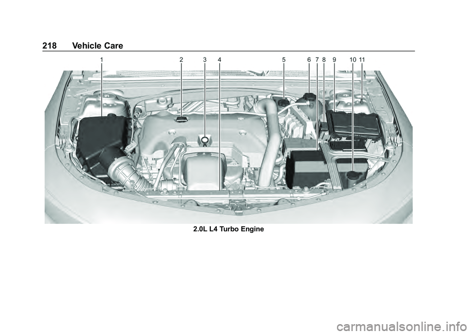 CHEVROLET MALIBU 2020 Owners Manual Chevrolet Malibu Owner Manual (GMNA-Localizing-U.S./Canada/Mexico-
13555849) - 2020 - CRC - 8/21/19
218 Vehicle Care
2.0L L4 Turbo Engine CHEVROLET MALIBU 2020 Owners Manual Chevrolet Malibu Owner Manual (GMNA-Localizing-U.S./Canada/Mexico-
13555849) - 2020 - CRC - 8/21/19
218 Vehicle Care
2.0L L4 Turbo Engine