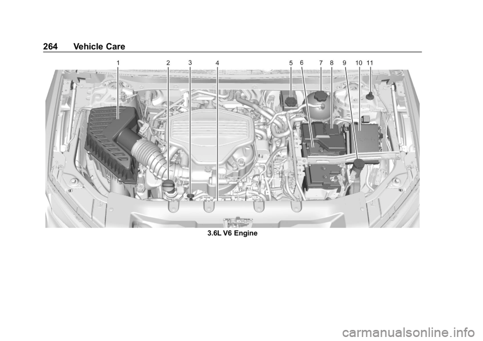 CHEVROLET BLAZER 2019 Owners Manual Chevrolet Blazer (GMNA-Localizing-U.S./Canada/Mexico-12461541) - 2019 -
CRC - 3/11/19
264 Vehicle Care
3.6L V6 Engine CHEVROLET BLAZER 2019 Owners Manual Chevrolet Blazer (GMNA-Localizing-U.S./Canada/Mexico-12461541) - 2019 -
CRC - 3/11/19
264 Vehicle Care
3.6L V6 Engine