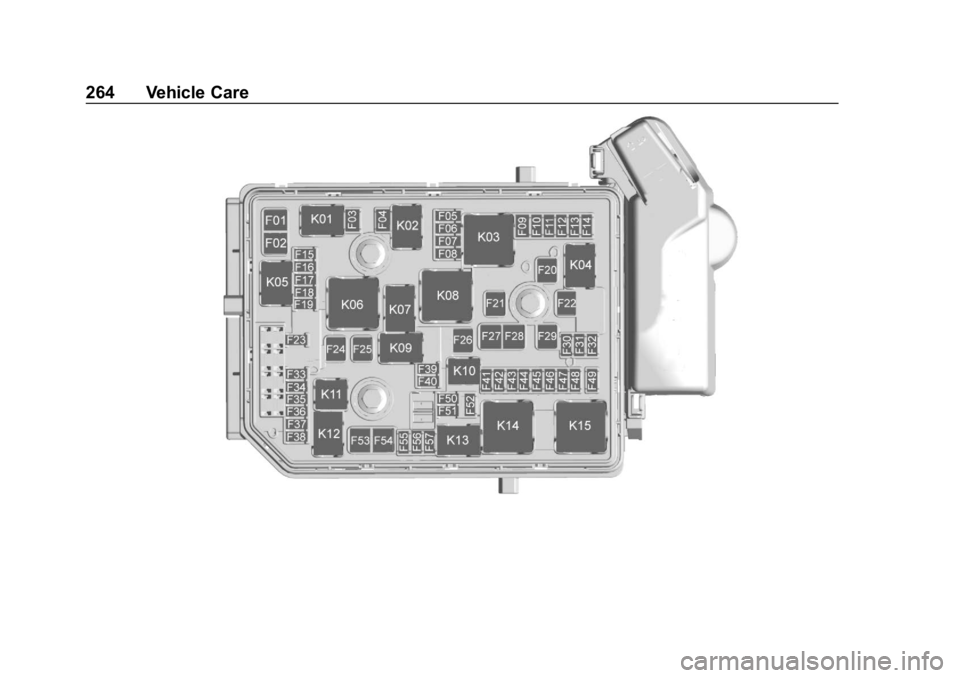 CHEVROLET CRUZE 2019 Track Prep Guide Chevrolet Cruze Owner Manual (GMNA-Localizing-U.S./Canada/Mexico-
12146336) - 2019 - crc - 10/22/18
264 Vehicle Care CHEVROLET CRUZE 2019 Track Prep Guide Chevrolet Cruze Owner Manual (GMNA-Localizing-U.S./Canada/Mexico-
12146336) - 2019 - crc - 10/22/18
264 Vehicle Care
