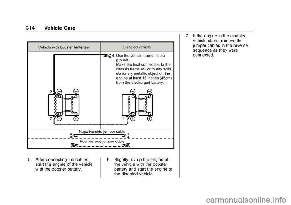 CHEVROLET LOW CAB FORWARD 2019 Owners Manual Chevrolet Low Cab Forward 5.2L Diesel Engine 4500/5500 Series (GMNA-
Localizing-U.S.-12407814) - 2019 - crc - 12/13/17
314 Vehicle Care
5. After connecting the cables,start the engine of the vehicle
w CHEVROLET LOW CAB FORWARD 2019 Owners Manual Chevrolet Low Cab Forward 5.2L Diesel Engine 4500/5500 Series (GMNA-
Localizing-U.S.-12407814) - 2019 - crc - 12/13/17
314 Vehicle Care
5. After connecting the cables,start the engine of the vehicle
w