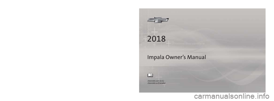 CHEVROLET IMPALA 2018  Owners Manual 
